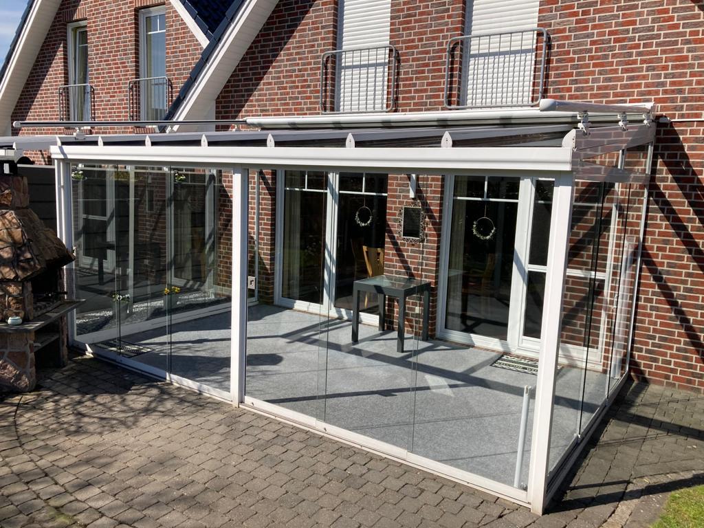 Gereinigter Wintergarten